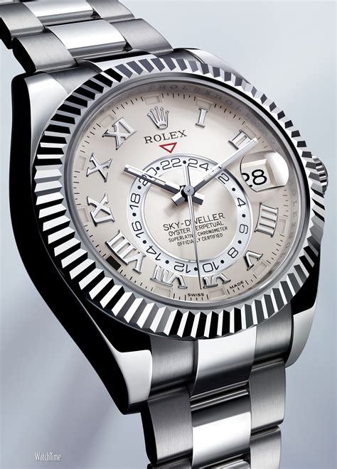 rolex sky dweller レビュー|Rolex Sky-Dweller white gold.